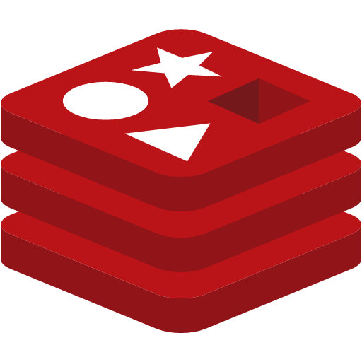 Redis logo on Transparent background